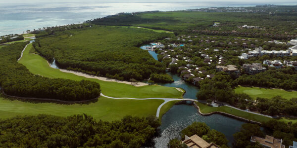 canals and pristine jungle meet the ocean at mayakoba